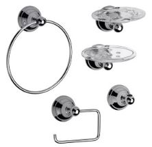 Accesorio para baño 5 piezas PVC