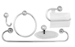 Accesorio para baño 5 piezas Aluminio