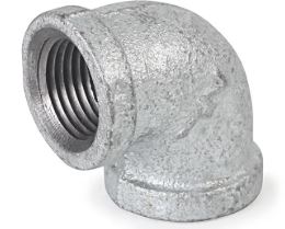 Codo 2 x 90 fierro galvanizado