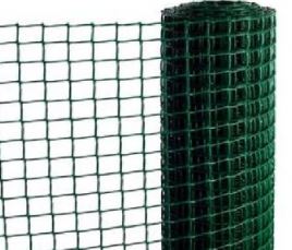 Malla cuadrada verde 1/4 x 1/4  0.90 cm alto 9.4 kg ECONOMICO