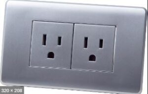 tomacorriente Empotrable simple acero inoxidable uyustools Aluminizado