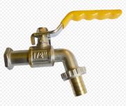Caño jardin 1/2 bronce pesado KROSS mango Amarillo