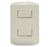 Interruptor doble para empotrar homelight