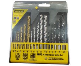 Juego broca UYUSTOOLS 16 pcs (madera, fierro y concreto)