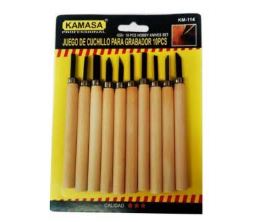 Juego cuchilla para grabador kamasa - tallar madera, jabon, etc