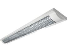 Fluorescente led doble 2x18w con rejilla larga duracion (florescente)