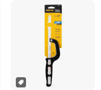 Mini arco sierra de plastico para segueta 12" pretul