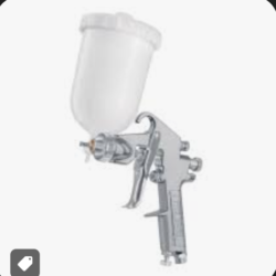Pistola de gravedad vaso de plastico 1.4mm TRUPER para pintar