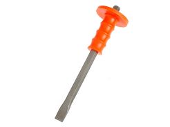 Cincel Plano con Mango Goma 12"