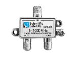 Spliter 2 vias para tv cable PESADO satellite scientific 100MHZ