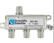 Spliter 3 vias para tv cable PESADO