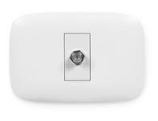 Toma coaxial rg6 para tv cable para empotrar home light