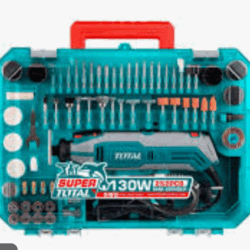 taladro Esmeril recto mini 130w + 252 accesorios TG5133261 TOTAL Dremel dremmel