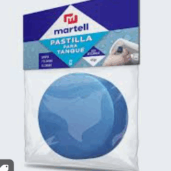 Pastilla para tanque de inodoro baño MARTELL AZUL - Tipo pato tanque