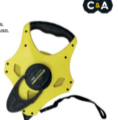 Wincha metrica Fibra de Vidrio 30 metros SJS PLUS
