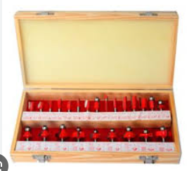 Fresa para Ruteador Cuchillo Tupi 1/4 x 24 Piezas UYUSTOOLS