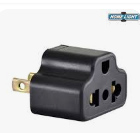 Adaptador enchufe 3 salidas a 2 salidas Home Light