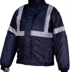 Casaca termica Azul con Cintas Reflectivas - T S
