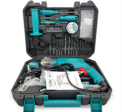 taladro percutor 1/2 680w THKTHP1152SS + 110 Piezas herramientas, brocas