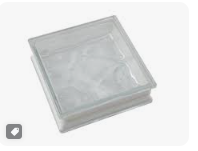 Vidrio Block 19cm x 19cm RHOMBUS HAMBURGO