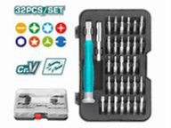 Juego punta destornillador precision 32 piezas THT250PS0321 TOTAL desarmador