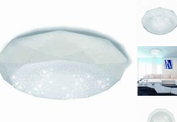 Panel led diamante sobreponer 48w styled dia/calida/brillante tricolor ABATRON