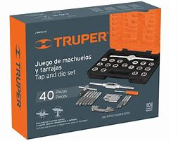 Juego machos y tarrajas 40 piezas TRUPER