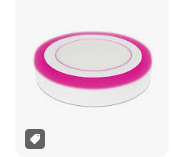 Panel led Circular sobreponer Blanco 18 + 6w ABATRON azul/verde/fucsia