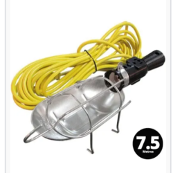 Lampara para taller 7.5 mtrs 16 awg HOME LIGHT soquet