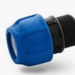 Adaptador 1 32mm HDPE a Rosca 3/4 - tubo polietileno