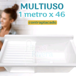 Lavadero Fibra Vidrio 1 x 46 CONTRAPLACADO