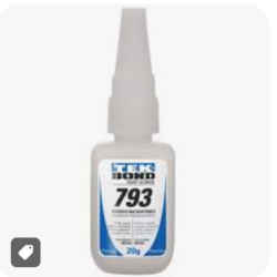 Pegamento adhesivo instantaneo 20gr TEKBOND triz 725 baja viscosidad