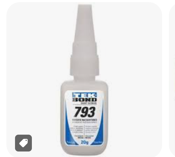 Pegamento adhesivo instantaneo 20gr TEKBOND triz 725 baja viscosidad