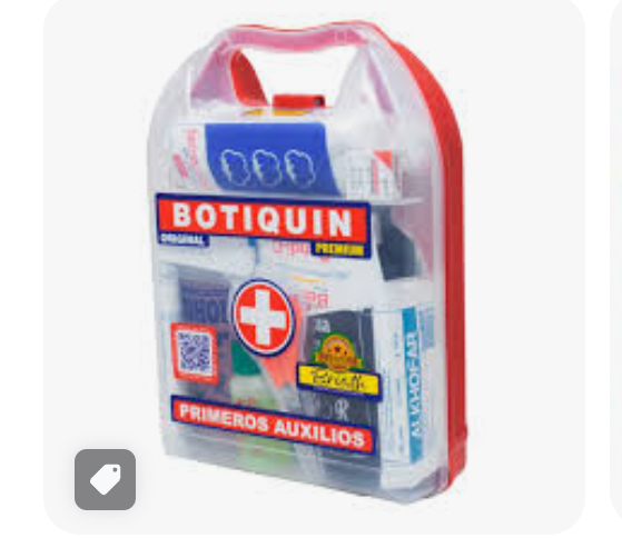 Botiquin LONCHERO plastico con medicinas 30x20x9