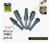 Juego Broca Lima P/METAL 5 PCS USO RUDO