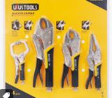 alicate caiman presion 4 piezas uyustools
