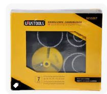 Broca copa diamantada para MAYOLICA set 7 Piezas UYUSTOOLS