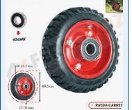 Rueda Garrucha para carreta 18.5 cm