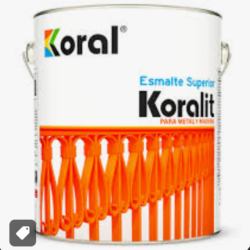 Pintura esmalte KORALIT 1 galon - Amarillo MD