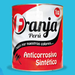 Pintura Esmalte ANTICORROSIVO 1 Galon FRANJA - Gris
