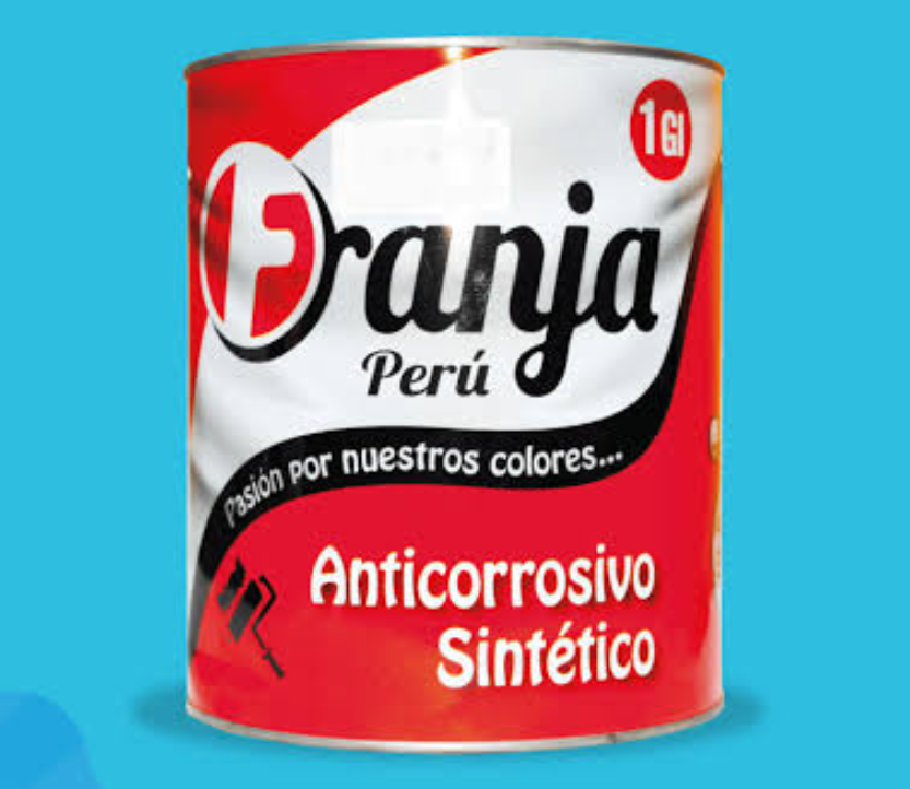 Pintura Esmalte ANTICORROSIVO 1 Galon FRANJA - Gris
