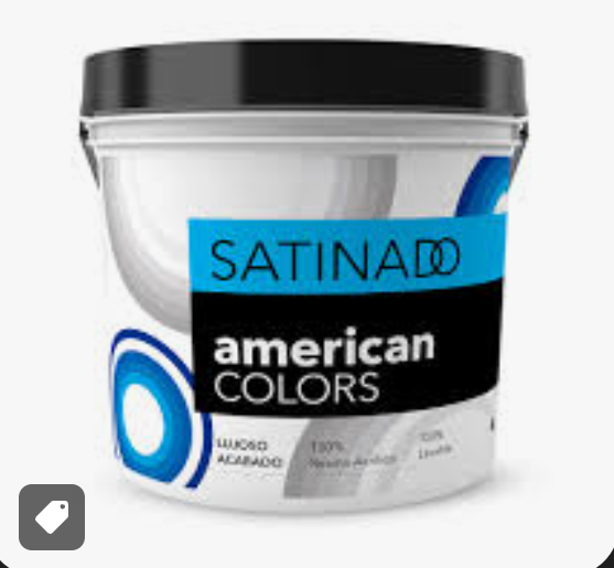 Pintura SATINADO AMERICAN COLORS 1 Galon - Celeste