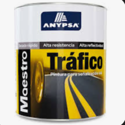 Pintura Esmalte Trafico ANYPSA 1 galon - Negro