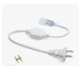 Conector inicial 2 lineas para Cinta led 220v o manguera