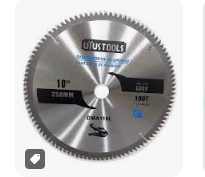 Disco corta aluminio 250 x 100t UYUSTOOLS ingleteadora
