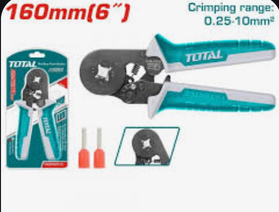 Alicate crimpador con ratchet 6 TOTAL grimpeador