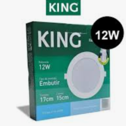 Foco led Circular FLAT EMPOTRABLE 12w KING - Blanco