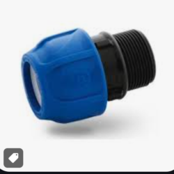 Adaptador 1/2" 20mm HDPE a Rosca 1/2 - tubo polietileno