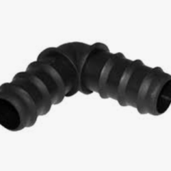 Codo dentado 25mm 3/4 HDPE polietileno