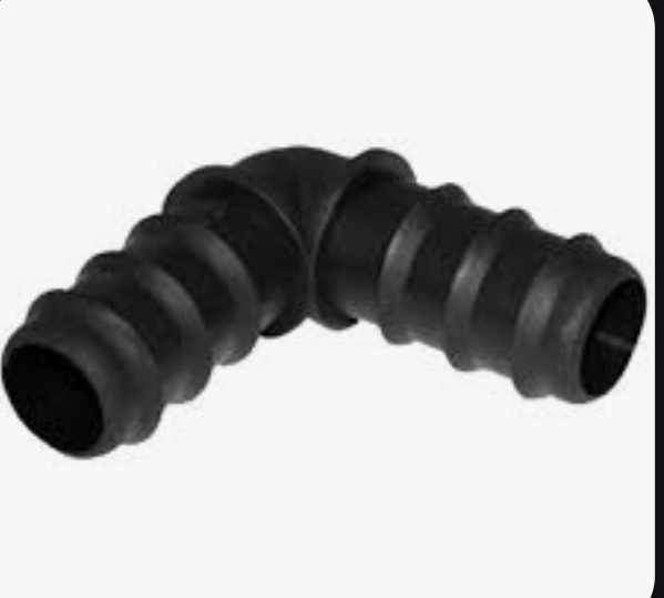 Codo dentado 25mm 3/4 HDPE polietileno